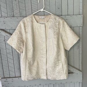 Coldwater Creek Short Sleeve Jacket size 20/22